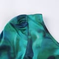 Miniatyrbillede 7 af 9: Langærmet Cutout Bodycon Club Cocktail Minikjole (Grøn M)