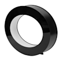 Miniatyrbilde 4 av 10: 3,5 tommers magnetisk svevende globus magnetisk verdenskart med LED-lys for hjemmekontor skrivebordsdekor 100-240V svart EU-plugg