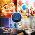 Miniatyrbilde 7 av 8: 3D Illusionslampe, 3D nattlys for gutter og jenter, bordlampe, 7 fargeendringer, dekorativ lampe - Perfekt gave til bursdag, festival, jul for babyer og tenåringer