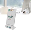 Miniatyrbilde 10 av 10: 2022 Skrivebords Kalender Enkelt Design Tiger År Glans Overflate Robust Holdbar Bred Anvendelighet Mini Kalender 2022