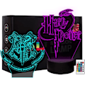 Miniatyrbild 1 av 6: 3D nattlampa Harry Potter Illusion Lamp Färgförändrande LED