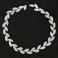 Miniatyrbilde 2 av 10: 1 meter 1,5 cm bred Rhinestone Ribbon Treblad Design AAA Diamond Wrap Roll Dekorasjon