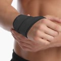 Miniatyrbillede 3 af 5: Håndledsstøtte Åndbar Liner Krog og Løkke Slidstærk Nylon Blød Komfortabel Håndled Kompressionsrem til Sport Udendørs Black