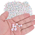 Miniatyrbilde 5 av 10: 1000 stk akrylperler fargede runde engelske alfabetperler for armbånd halskjede klær
