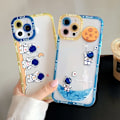Miniatyrbild 4 av 6: Kompatibel med iPhone 12 Pro Max Clear Case Kvinnor Flickor Cu