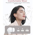 Pikkukuva 6 / 6: Langattomat nappikuulokkeet Bluetooth-kuulokkeet, 40 tunnin toistoaika Stereo IPX5 vedenpitävät nappikuulokkeet, LED-virranäyttö Langattomat nappikuulokkeet mikrofonilla Pink