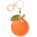 Miniatyrbillede 1 af 6: Læder nøgleringholder etui kompatibel med Apple AirTag, sød beskyttende Air Tag cover med nøglering, anti-scratch finder GPS tracker etui til Tangerine
