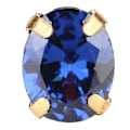 Miniatyrbild 9 av 9: 10 st Sömnad Zirkon Rhinestones Ellipsformad DIY Skor Kläder Tillbehör 8x10mm Royal Blå