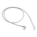 Miniatyrbild 10 av 10: 100 st vaxade halsbandssnöre justerbar längd DIY produktionsrep halsband för smyckestillverkning grå