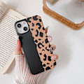 Miniatyrbild 5 av 5: Kompatibel med iPhone 13 Skal Söt, Leopard Skyddande Skal