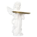 Miniatyrbillede 6 af 10: Baby Angel Statue Bakke Design 11,8in Håndskåret Rige Detaljer Resin Cherub Figur til Soveværelse Kontor Cafe