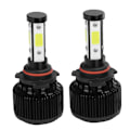 Miniatyrbillede 2 af 11: Universal X6-COB Bil LED Forlygte 50W 6500K Vandtæt Forlygte Køretøjs Udskiftning