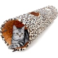 Miniatyrbild 1 av 7: Kattunnel i leopardmönster, hopfällbar kattunnel för katt