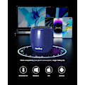 Miniatyrbilde 3 av 7: Liten høyttaler, Bluetooth-høyttaler med 360° HD stereolyd og robust bass, Minihøyttalere med håndfri samtale, IP67 vanntett, Port