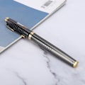 Miniatyrbillede 7 af 9: Metal Fountain Pen til Skrivebord, Kontor, Gave, 0,5 mm Spids, Sorte Striber