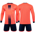 Miniatyrbild 1 av 7: 1 Set Anpassad Fotbollströja Herrar Pojkar Fotbollskläder Set Långärmad Fotboll Uniform Vuxen Målvakt Sport Kostym Barn Träningsoverall Orange Adult Size XL