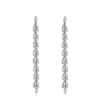 Miniatyrbild 4 av 8: 2PCS Tassel Diamond Flash Örhängen Örhängen Zircon