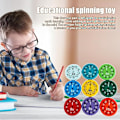 Pikkukuva 7 / 8: Matemaattiset fidget-spinnerit, matemaattisten tosiasioiden fidget-spinnerit, kertolaskun harjoittelu, matemaattiset lelut, numerofidget-lelu, kertolaskupelien spinnerit lapsille Multiply and divide 9 PCS