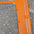 Miniatyrbilde 3 av 5: Papirkutter Liten Mini Folding Klar Skala Burrs Gratis Karbonstål Kutte Scrapbook Papir Trimmer Oransje