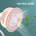 Pikkukuva 4 / 5: Kannettava pieni klipsikiinnitteinen tuuletin 360° kääntyvä viilentävä tuuletin pöytätuuletin mini pöytätuuletin USB-latauksella klipsi- ja pöytätuuletin toimistoon makuuhuoneeseen