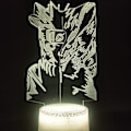 Miniatyrbild 2 av 7: Naruto Kakashi Uchiha Sasuke 3D Illusion Nattlampa Liten