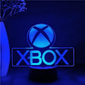 Miniatyrbild 3 av 4: Alla hjärtans dag present LED-lampor X-b-ox Player Logo 3D Led Ni