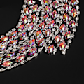 Miniatyrbillede 10 af 10: DIY Imitation Diamond Mesh Wrap Roll Crystal Rhinestones Ribbon Wedding Decor