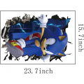 Miniatyrbillede 5 af 5: Tegneserie Wall Breaking Game Wall Decals Soveværelse Stue