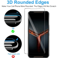 Pikkukuva 4 / 5: 4 kpl karkaistua lasia Asus ROG Phone 6 Strix -puhelimeen, 2.5D 9H suojaava läpinäkyvä näytönsuojakalvo