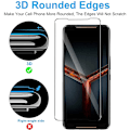 Pikkukuva 4 / 5: 4 kpl karkaistua lasia Asus ROG Phone 7 Strix -puhelimeen, 2.5D 9H suojaava läpinäkyvä näytönsuojakalvo