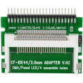 Miniatyrbild 1 av 5: 2 st CF till 2,5-tums 44-stifts IDE HDD, Compact Flash CF-minneskort till 2,5-tums 44-stifts IDE Laptop SSD HDD-adapterkort, CF IDE-adapterstöd för en enda