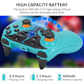 Miniatyrbild 4 av 7: Dobe Switch Handheld Controller Kompatibel med Nintendo Switch/Switch OLED (Blå)