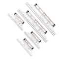 Miniatyrbillede 9 af 10: 5 stk. Målervals 15cm 30cm Klar Skala Transparent Letvægts Parallel Vals Lineal med Formler til Arbejde