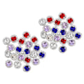 Miniatyrbild 10 av 10: 40 st sy på strass 4 färger hög hårdhet DIY klo strass strass utsmyckningar för smycken väskor skor