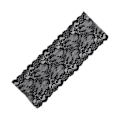 Miniatyrbild 3 av 10: Spetsband 18 cm brett unik stil mjuk förtjockad klädtillbehör för att dekorera kläder byxor svart