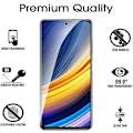 Miniatyrbild 3 av 5: 3 st härdat glas för Xiaomi Poco X3 NFC skärmskydd