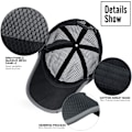 Miniatyrbild 5 av 5: Unisex Andningsbar Full Mesh Baseballkeps Snabbtorkande Löpning h C