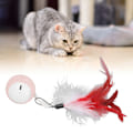 Miniatyrbild 6 av 7: Automatisk rullande boll 2 hastigheter Smart LED-ljusutsändande elektrisk interaktiv katt leksak för katter Vattenmelon
