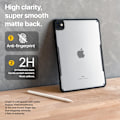 Pikkukuva 2 / 8: IPad Pro 11 Kotelo (2024), Erittäin Ohut Matta Kirkas Kotelo, Tukee Apple Pencil Latausta, TPU Puskuri (Matta Takakansi/Musta, Pro 11\" (2024)) Matte Back ipad pro11（2024）