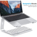 Miniatyrbilde 4 av 5: Bærbar stativ, avtakbart bærbarstativ, aluminiumsstativ for bærbar PC til skrivebord, kompatibel med MacBook Air/Pro, Dell, HP, Lenovo og alle bærbare PC-er (11-