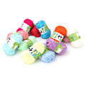 Miniatyrbillede 4 af 6: Populær medium fin bambus trækul linje bomuld vævet sweater tørklæde garn (12 farver et sæt)