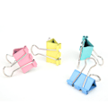Miniatyrbillede 8 af 10: 48 stk. 4 farver binderclips 25 mm lang hale papirfil notat billetklemme kontorstationære forsyninger