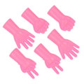 Miniatyrbillede 9 af 10: 6 stk nålebeskyttelse skridsikker sweater pin beskytter strikning forhindre tab af nåle tilbehør (rose rød)
