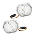 Miniatyrbillede 10 af 11: LED Angel Eyes Halo DRL Bezel Shrouds 12V 5W Venstre Højre Ringdæksler til 3 Tommer Bi Xenon LED Dobbeltlinse Forlygte Hvid Gul Lys