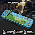 Pikkukuva 5 / 7: Bluetooth-ohjain iPhonelle, Androidille, suoraan pelattavissa, alhainen viive, puhelimen ohjainpeliohjain joystick Galaxy S23 S22 S21 20 Ultra, iPhone 14 13 1 Blue