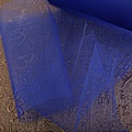 Miniatyrbild 3 av 3: DIY Bröllopsdekoration Tulle Rulle Spole Kläder Stickad Tyg för Sömnad Del(Royal Blue)