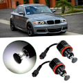 Miniatyrbillede 8 af 10: 2 stk. For H8 40W Super Lyse Angel Eyes Tågeforlygte LED Pærer Passer til E91 E92 E93