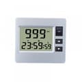 Digital nedräkningsdagar Timer - Silver Black Upgraded Big 999 Days Count Down Clock med fäste Stark magnetisk baksida för pensionering Bröllop Semester