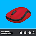 Pikkukuva 4 / 8: Logitech M220 SILENT langaton hiiri, 2,4 GHz USB-vastaanottimella, 1000 DPI optinen seuranta, 18 kuukauden paristo, ambidextrous, yhteensopiva PC:n, Macin ja kannettavan kanssa Red