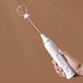 Miniatyrbild 2 av 6: Elektrisk handmixer USB uppladdningsbar automatisk äggvisp mjölkskummare stor kapacitet batteridriven mjölkblandare